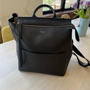 Mina Baie Leather Harper Backpack
